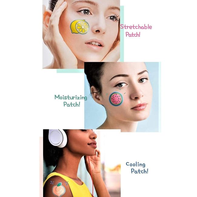 STICKER SOOTHING PATCH FRUIT veido kaukė - lipdukai, 12 g