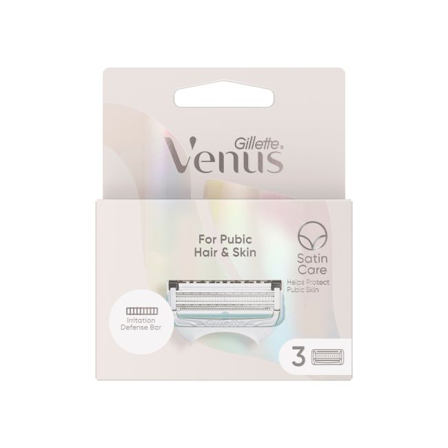 GILLETTE VENUS FIG bikinio srities skustuvo keičiamosios galvutės (3 vnt.)