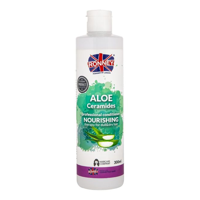 RONNEY ALOE CERAMIDES PROFESSIONAL NOURISHING plaukų kondicionierius, 300 ml