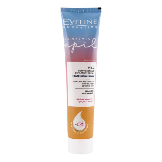EVELINE SENSITIVE EPIL depiliacinis kremas, 125 ml