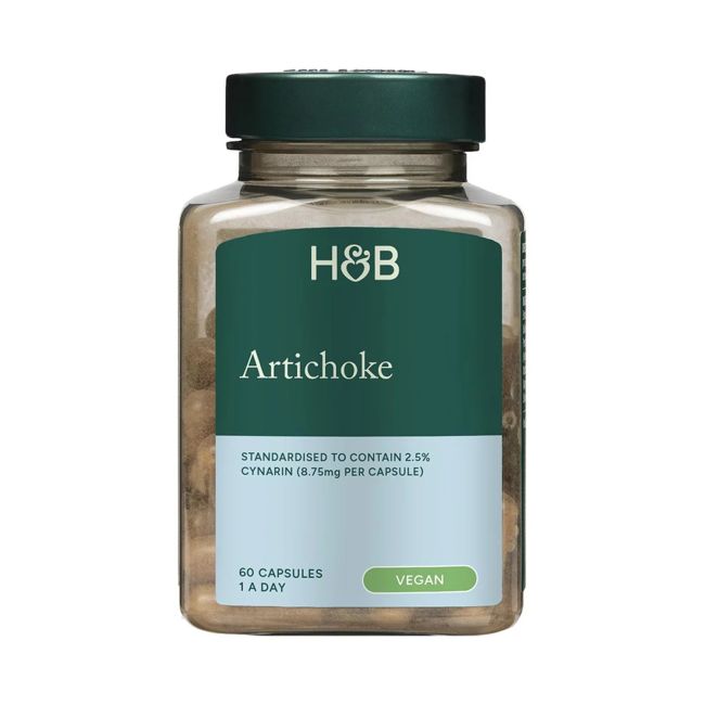 H&B artišokų ekstraktas 350 mg, 60 kapsulių