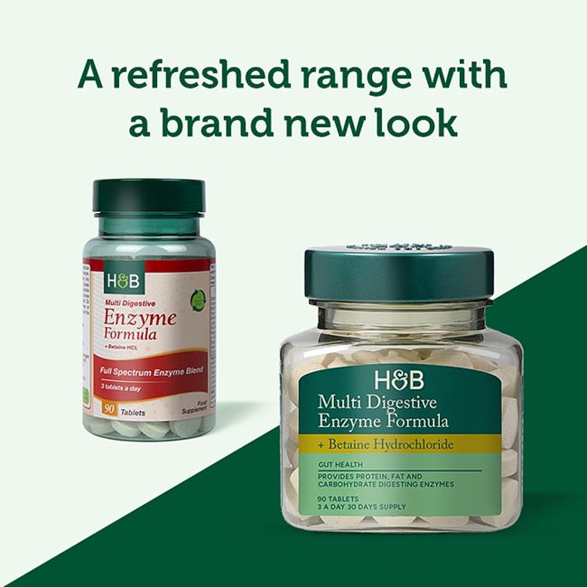 H&B Virškinimo fermentai, 90 tablečių