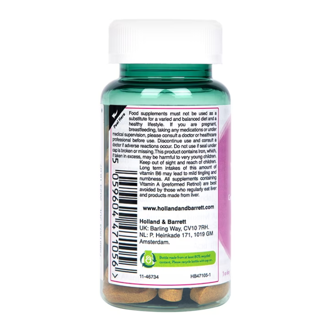 H&B vitaminai plaukams, 60 tablečių