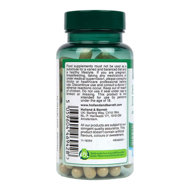 H&B HERBAL DIGESTIVE maisto papildas virškinimui, 90 kapsulių
