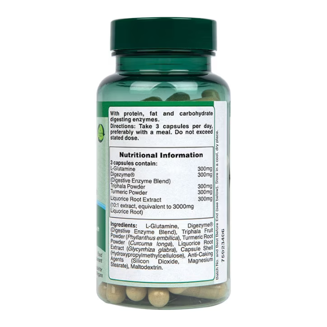H&B HERBAL DIGESTIVE maisto papildas virškinimui, 90 kapsulių
