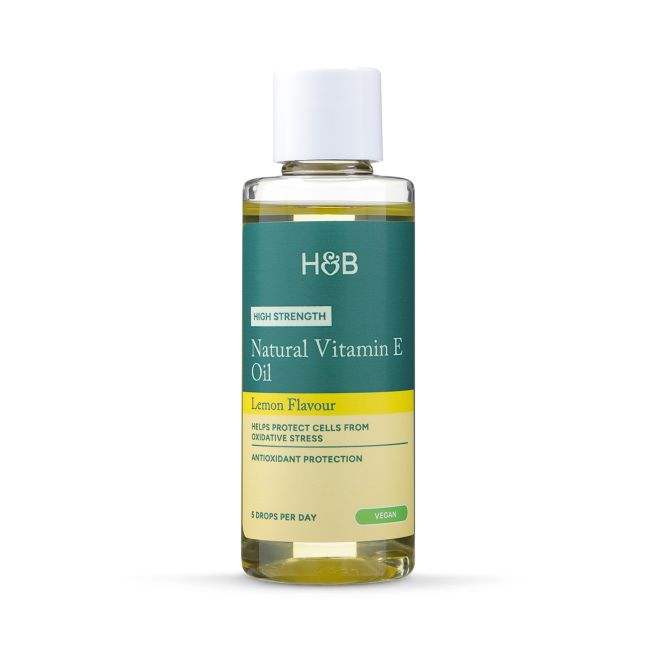 H&B HIGH STRENGTH vitamino E aliejus, skystis, 75 ml