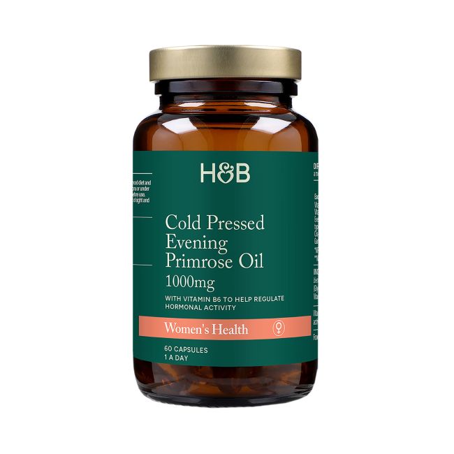 H&B HIGH STRENGTH šalto spaudimo nakvišų aliejus 1500 mg, 60 kapsulių