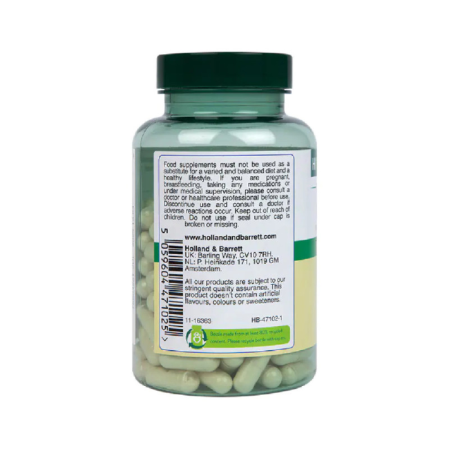 H&B HIGH STRENGTH žaliosios midijos 1000 mg, 120 kapsulių