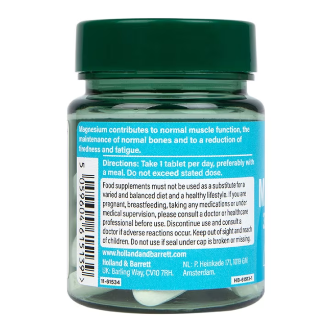 H&B magnis 375 mg, 30 tablečių