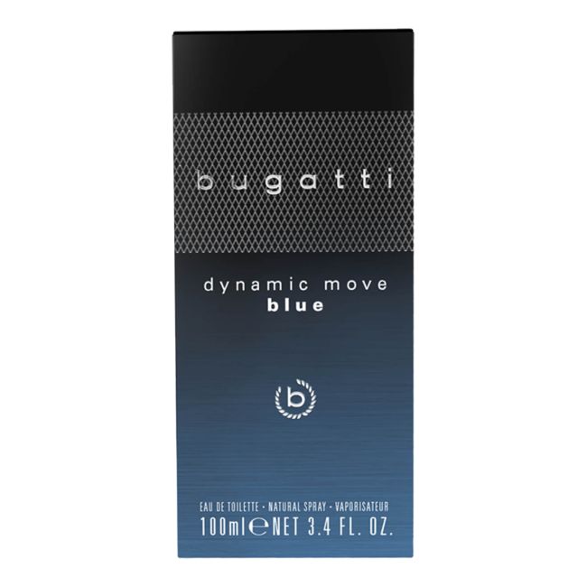 BUGATTI DYNAMIC MOVE BLUE tualetinis vanduo, 100 ml