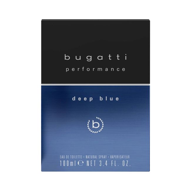 BUGATTI PERFORMANCE DEEP BLUE tualetinis vanduo, 100 ml