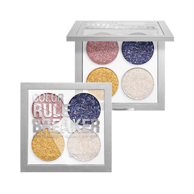 BELLAOGGI COLOR RULE BREAKER akių vokų šešėlių paletė (4 x 0,85 g)