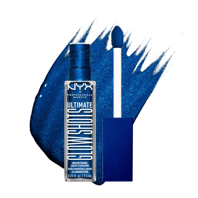 NYX PROFESSIONAL MAKEUP ULTIMATE GLOW SHOTS skystieji akių vokų šešėliai, 7,5 ml