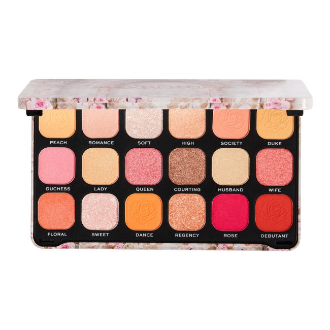 MAKEUP REVOLUTION FOREVER FLAWLESS REGAL ROMANCE akių vokų šešėlių paletė