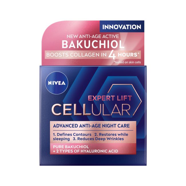 NIVEA CELLULAR EXPERT LIFT naktinis veido kremas, 50 ml