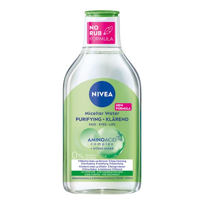 NIVEA PURIFYING valomasis micelinis vanduo, 400 ml