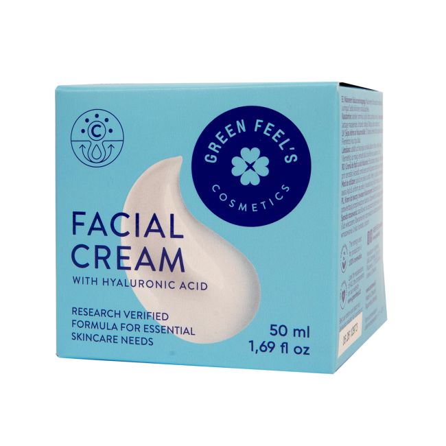 GREEN FEEL'S HYALURONIC ACID veido kremas, 50 ml