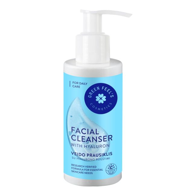 GREEN FEEL'S veido prausiklis su hialurono rūgštimi, 150 ml
