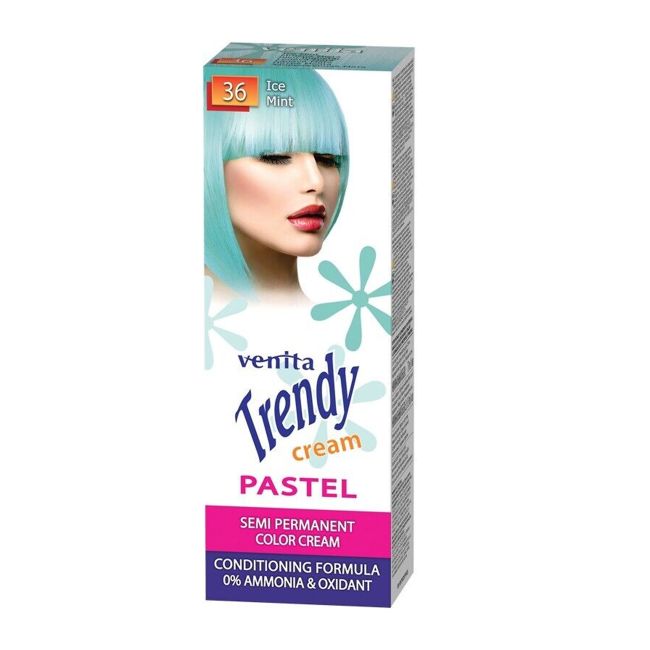 VENITA TRENDY PASTEL dažomasis plaukų kremas, 75 ml