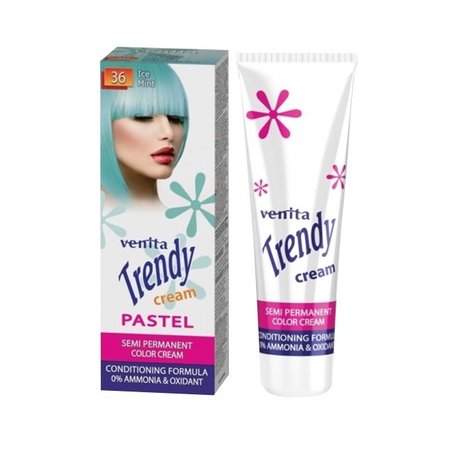 VENITA TRENDY PASTEL dažomasis plaukų kremas, 75 ml