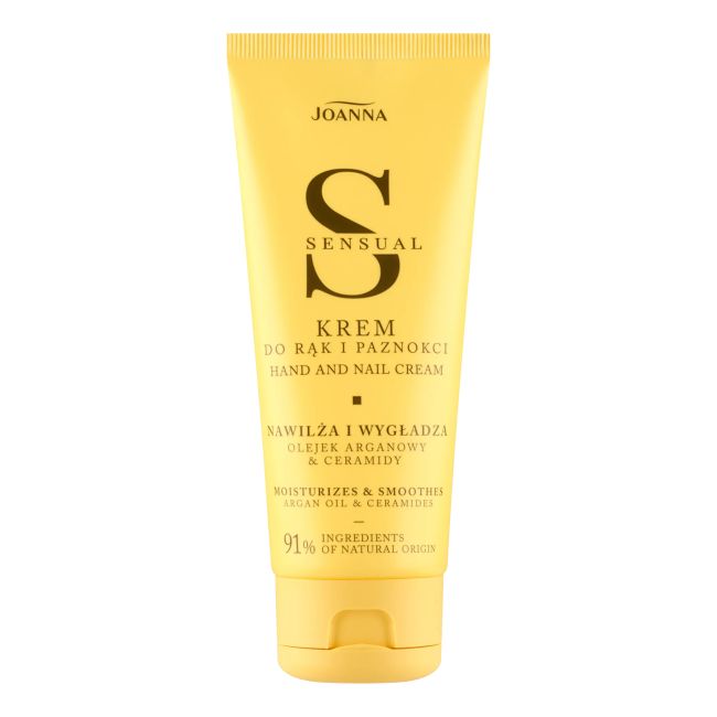 JOANNA SENSUAL MOISTURIZES & SMOOTHES rankų ir nagų kremas, 100 ml