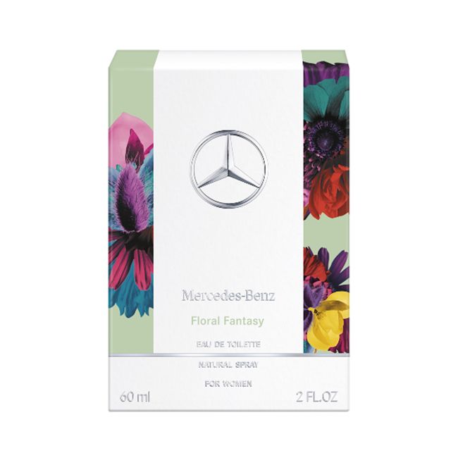 MERCEDES-BENZ FLORAL FANTASY tualetinis moterų vanduo, 60 ml