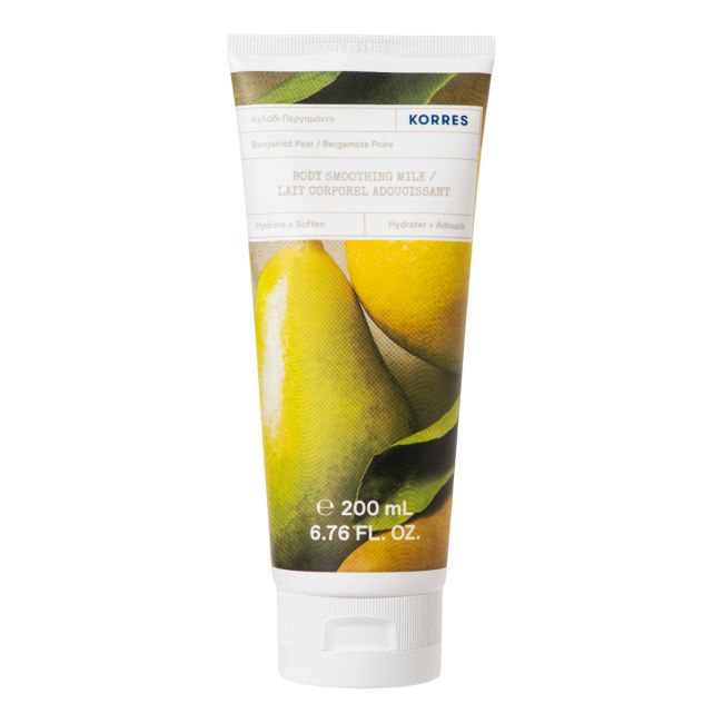 KORRES BERGAMOT PEAR SMOOTHING kūno pienelis, 200 ml