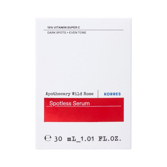 KORRES APOTHECARY WILD ROSE SPOTLESS veido serumas, 30 ml