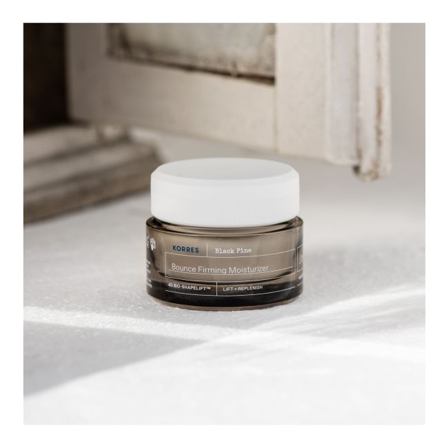 KORRES BLACK PINE BOUNCE FIRMING MOISTURIZER veido kremas, 40 ml