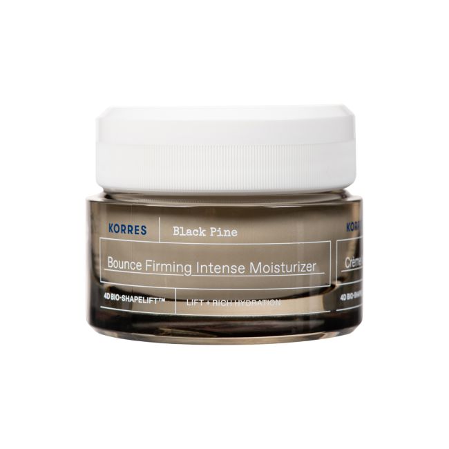 KORRES BLACK PINE BOUNCE FIRMING INTENSE MOISTURIZER veido kremas, 40 ml