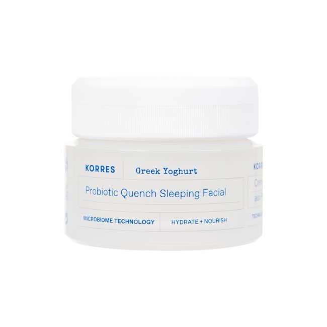 KORRES GREEK YOGHURT PROBIOTIC QUENCH SLEEPING naktinis veido kremas, 40 ml