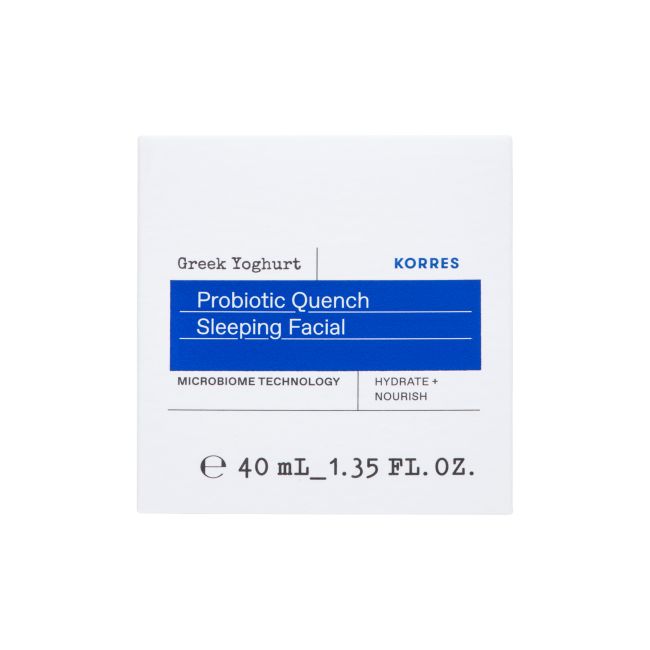 KORRES GREEK YOGHURT PROBIOTIC QUENCH SLEEPING naktinis veido kremas, 40 ml