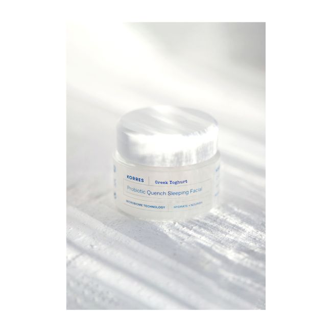 KORRES GREEK YOGHURT PROBIOTIC QUENCH SLEEPING naktinis veido kremas, 40 ml