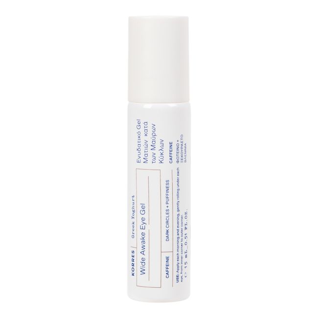 KORRES GREEK YOGHURT WIDE AWAKE paakių želė, 15 ml