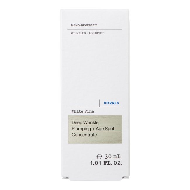 KORRES WHITE PINE DEEP WRINKLE, PLUMPING + AGE SPOT veido koncentratas, 30 ml