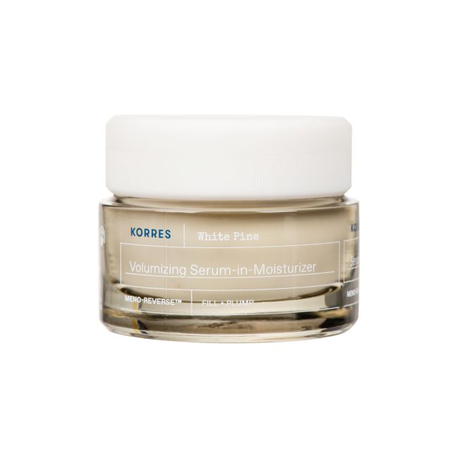 KORRES WHITE PINE VOLUMIZING SERUM-IN-MOISTURIZER veido serumas, 40 ml