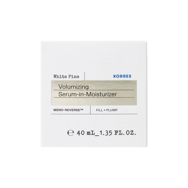 KORRES WHITE PINE VOLUMIZING SERUM-IN-MOISTURIZER veido serumas, 40 ml