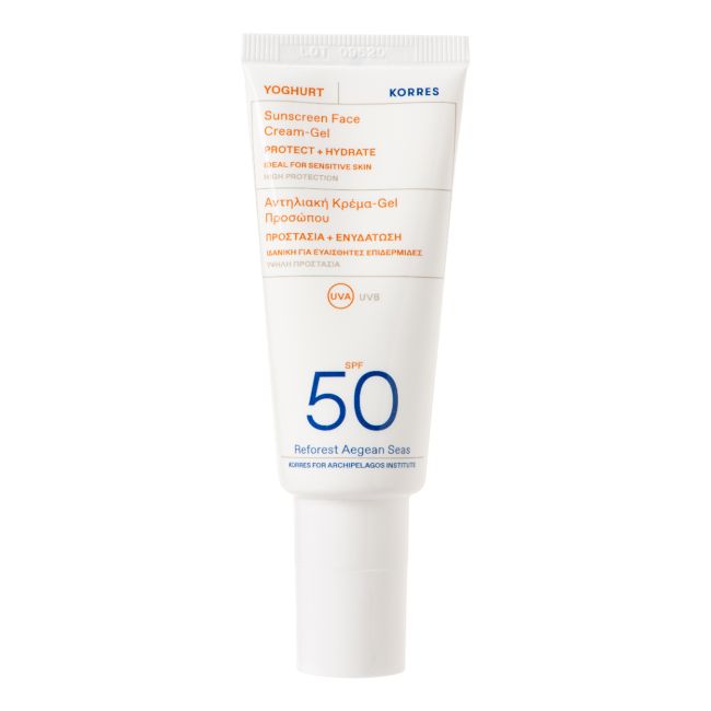 KORRES YOGHURT SPF50 apsauginis veido kremas nuo saulės, 50 ml