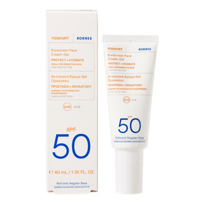 KORRES YOGHURT SPF50 apsauginis veido kremas nuo saulės, 50 ml