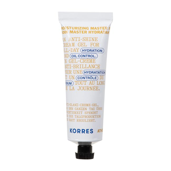 KORRES ACHILLEA ANTI-SHINE MOISTURISER FOR MEN'S SKIN vyrų veido kremas, 50 ml