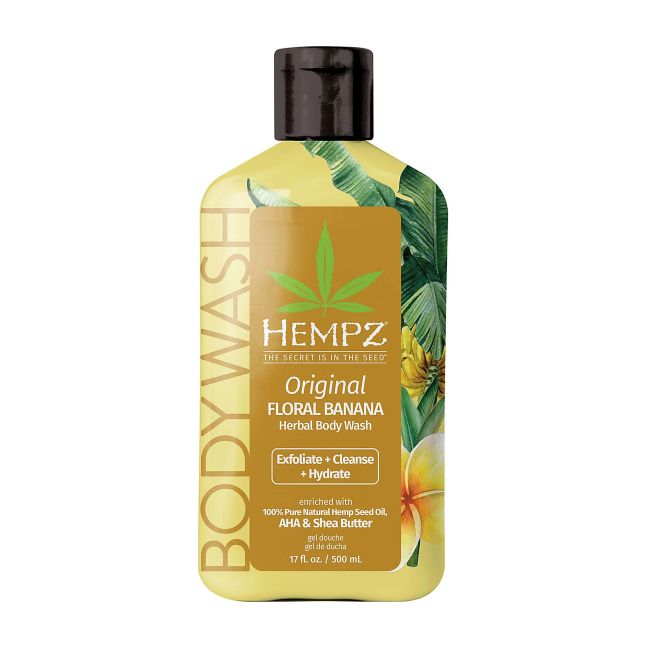 HEMPZ ORIGINAL FLORAL BANANA HERBAL kūno prausiklis, 500 ml