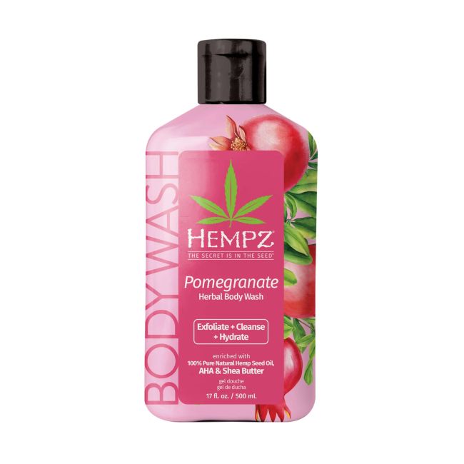 HEMPZ POMEGRANATE HERBAL kūno prausiklis, 500 ml