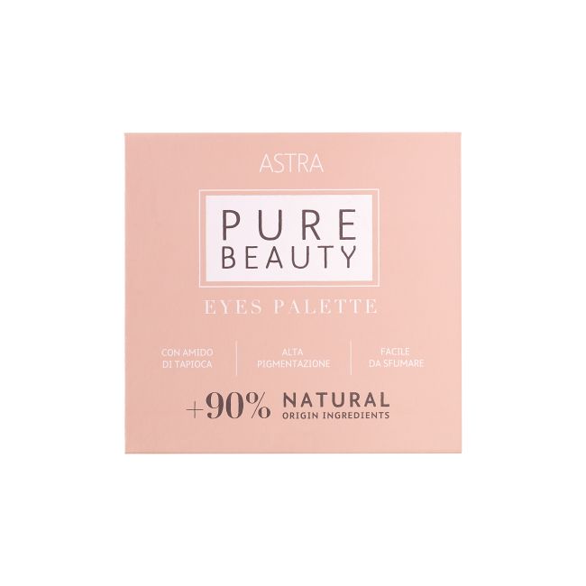 ASTRA PURE BEAUTY akių vokų šešėlių paletė, 15,5 g