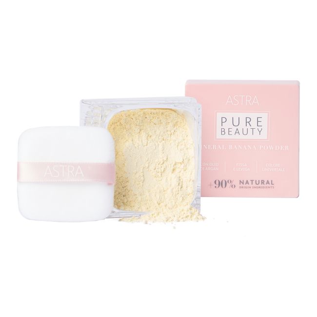 ASTRA PURE BEAUTY MINERAL BANANA birioji pudra, 10 g