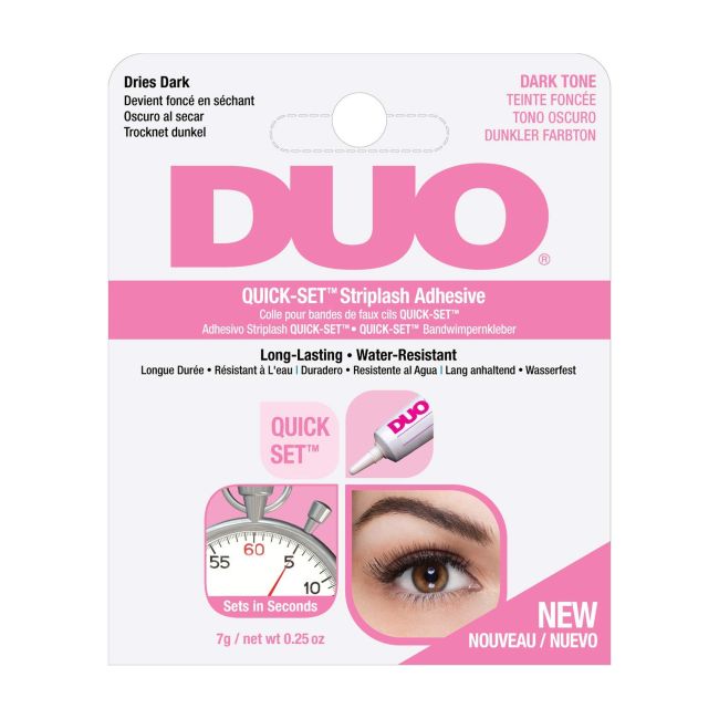 DUO QUICK-SET STRIPLASH ADHESIVE DARK TONE dirbtinių blakstienų klijai, 7 g