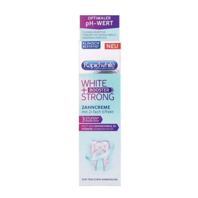 RAPID WHITE BOOSTER STRONG dantų pasta, 75 ml