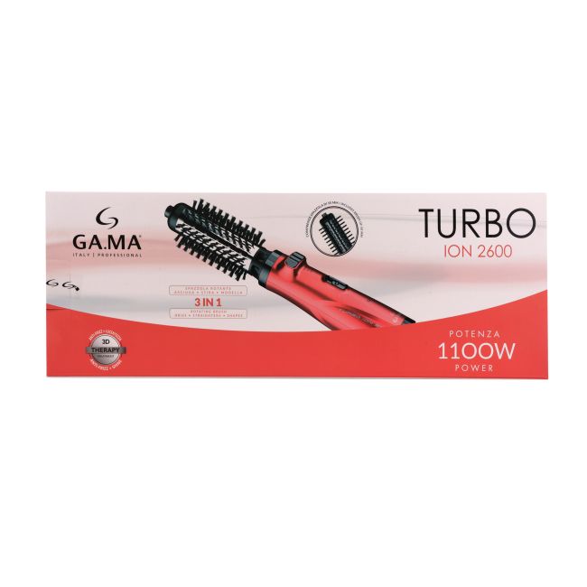 GA.MA TURBO ION 2600 ROTATING plaukų modeliavimo šepetys - džiovintuvas