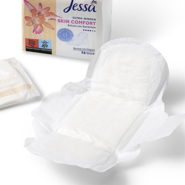 JESSA ULTRA SKIN COMFORT higieniniai paketai (16 vnt.)