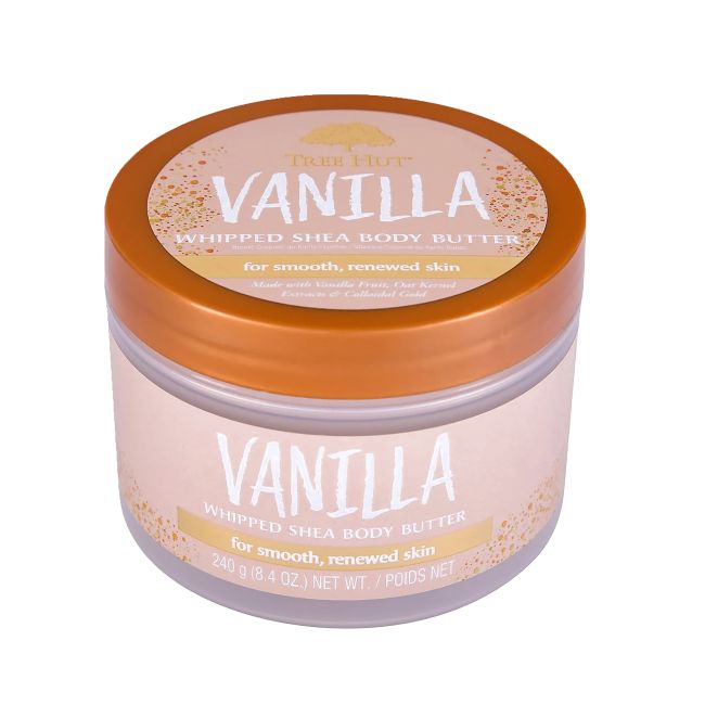 TREE HUT VANILLA WHIPPED SHEA kūno sviestas, 240 ml