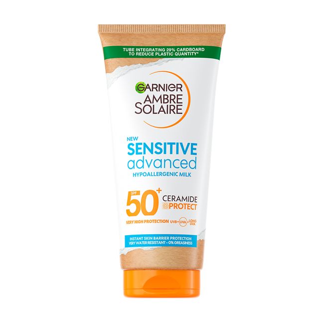 GARNIER AMBRE SOLAIRE 50+ CERAMIDE PROTECT apsauginis kūno pienelis, 175 ml